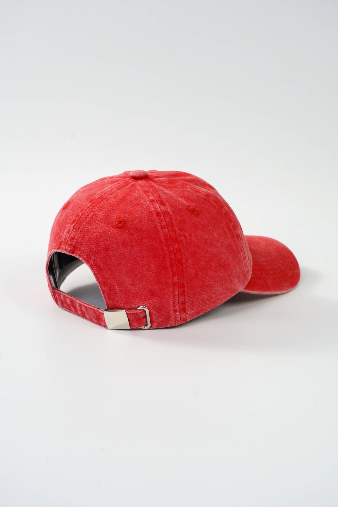 Bright Cap (Washed Red With White Logo)