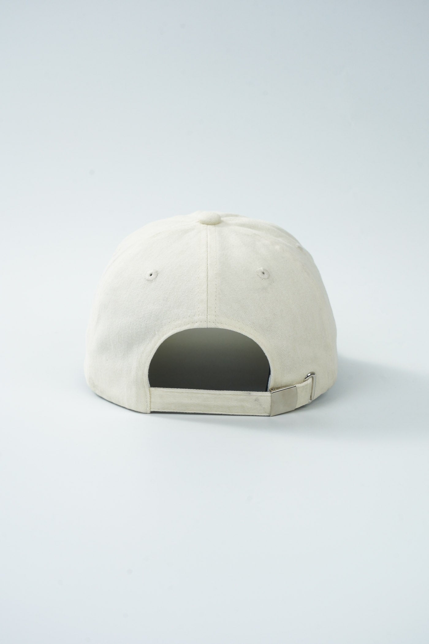 Bright Cap (Washed Off White With Blue Logo)